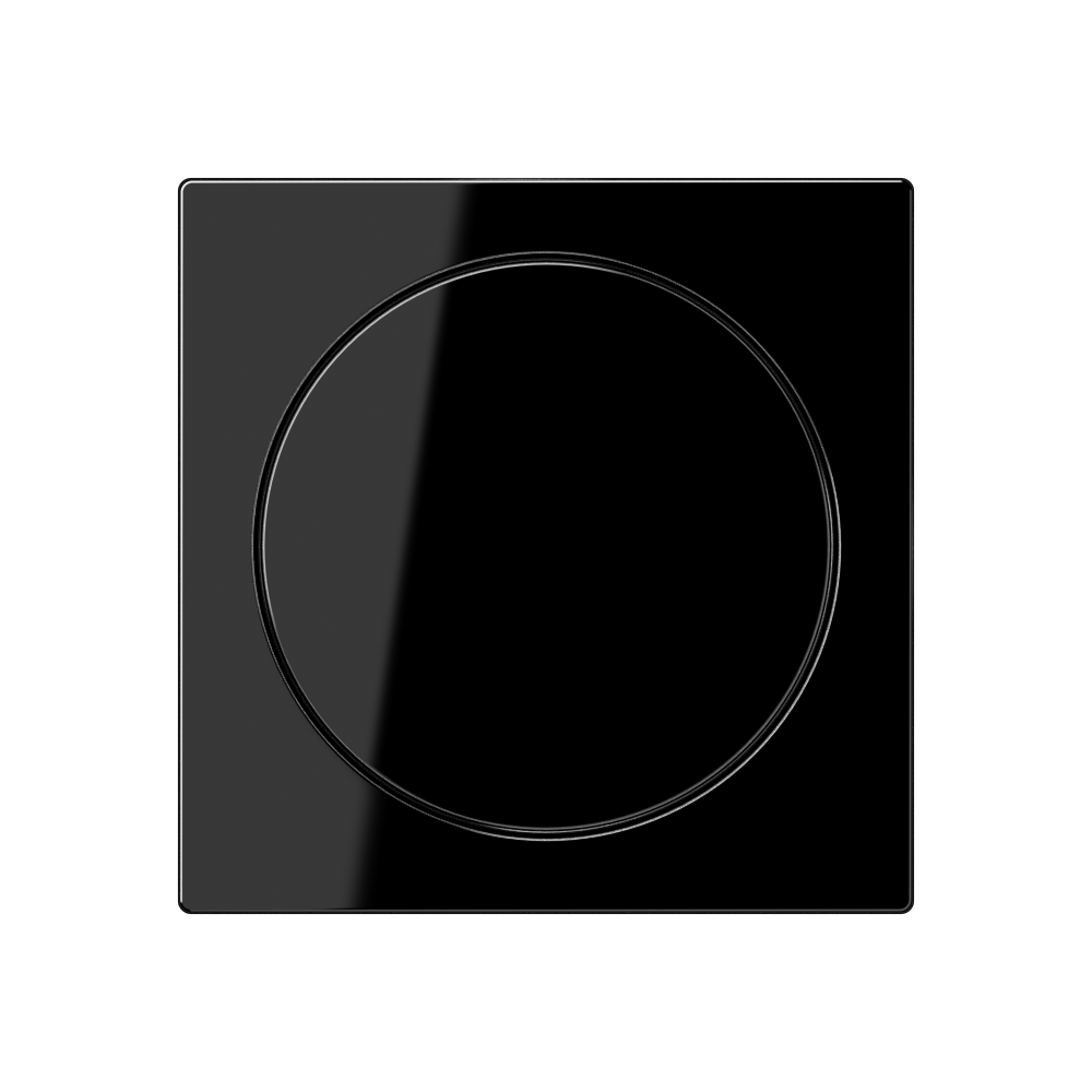 JUNG Abdeckung Symbol Dimmer sw glz A 1740 BF SW