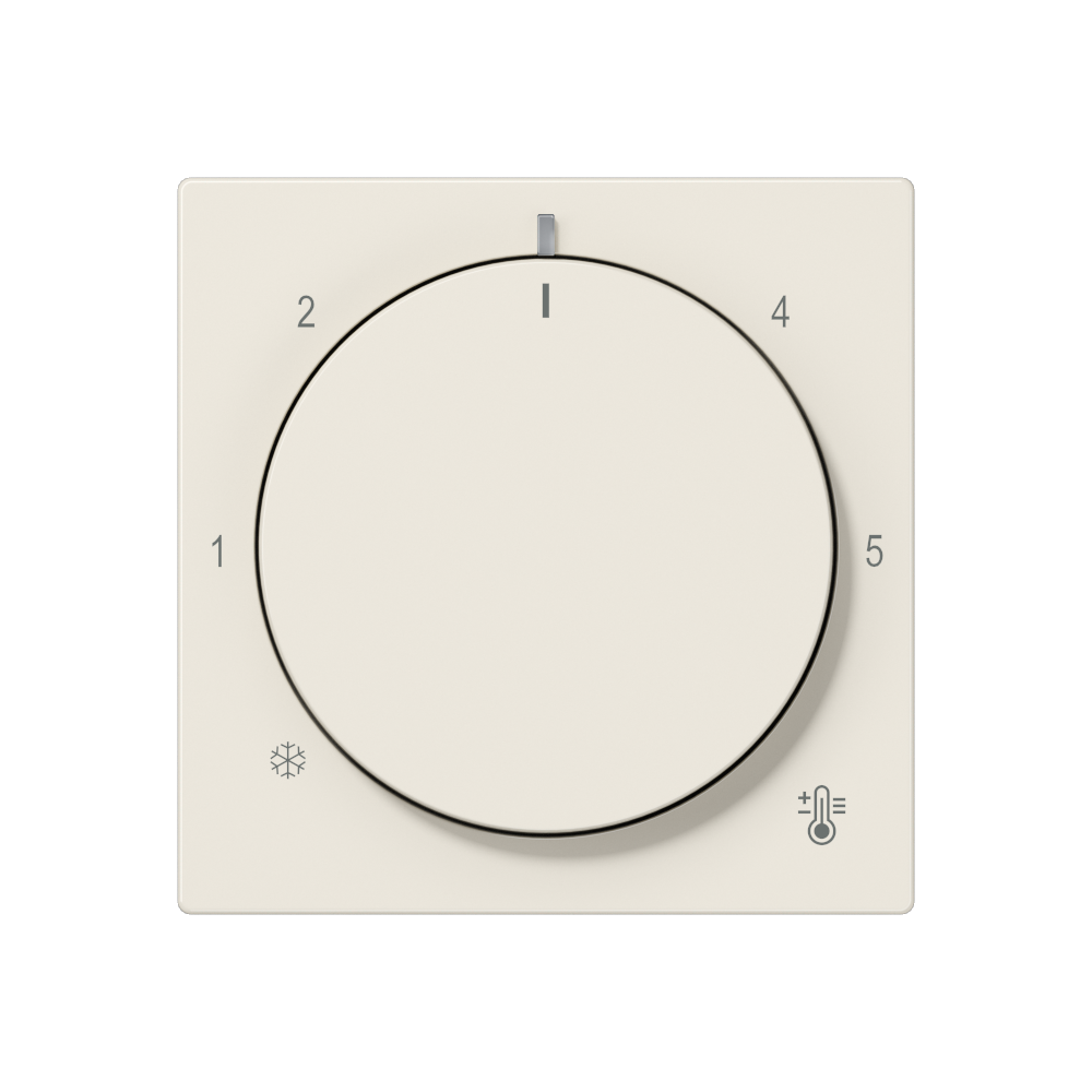 JUNG Abdeckung Raumtemp ws glz A 1749 BF div.Symbole