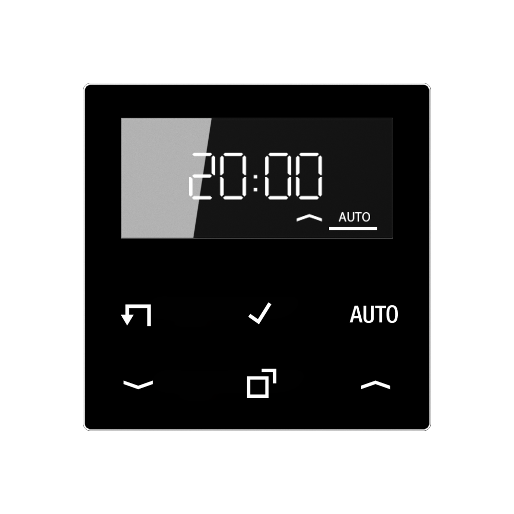 JUNG Zeitschalter elektronisch AP 1min AS/A A 1750 D SW Astro sw glz