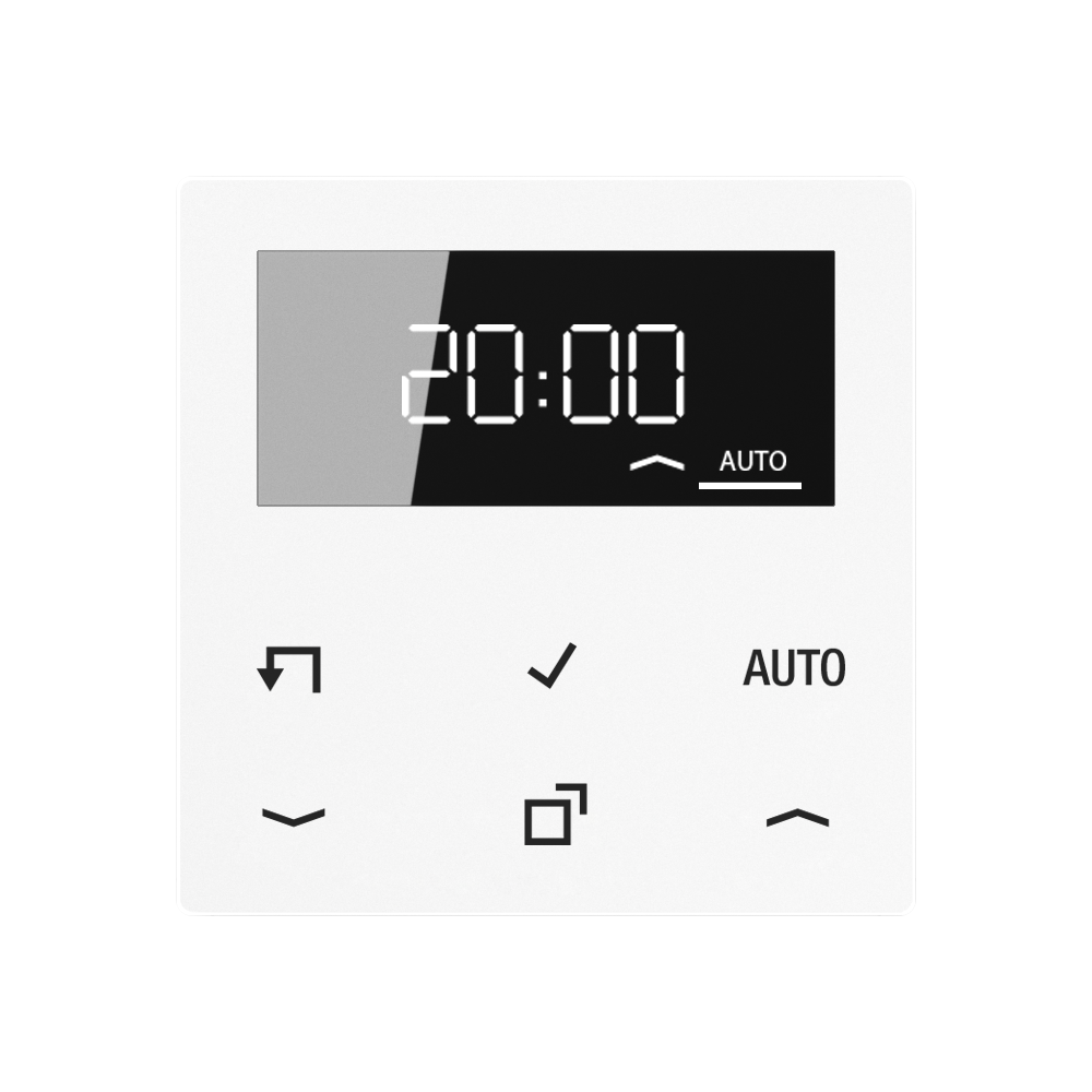 JUNG Zeitschalter elektronisch AP 1min AS/A A 1750 D WW Astro ws glz