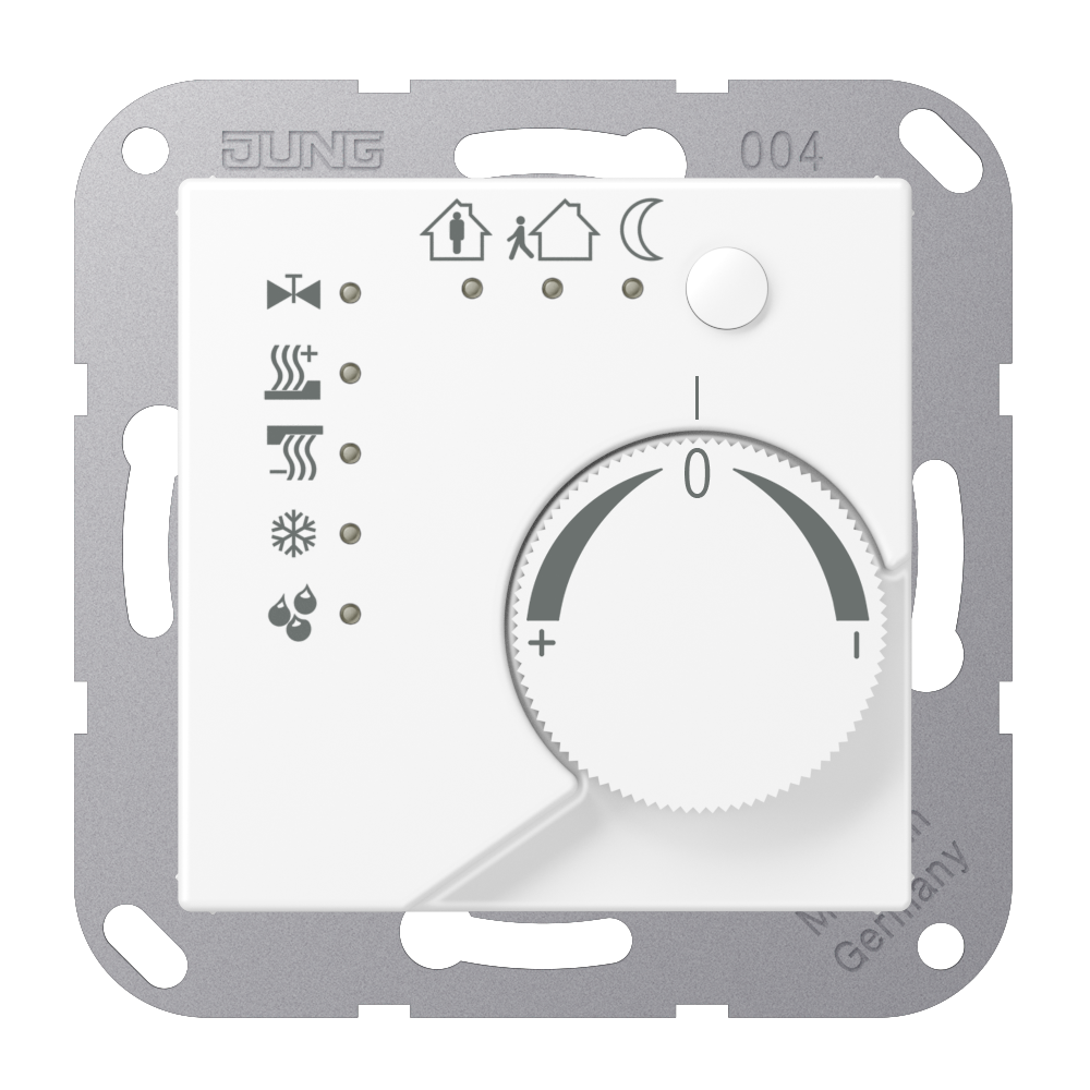 JUNG Raumtemperaturregler UP KNX schn-ws A 2178 WWM mt Bedienelement LED