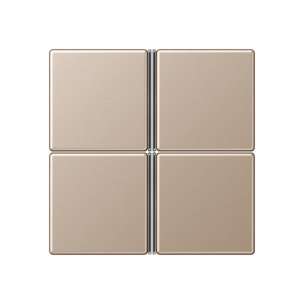JUNG Taste_4t Schalt/Dimm champ glz A 404 TS CH f.Bussystem