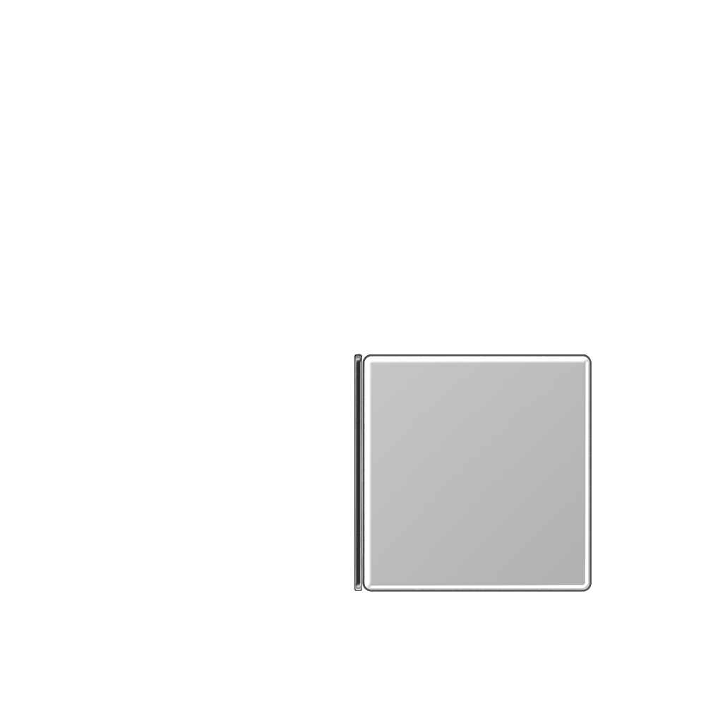 JUNG Taste_4t Schalter alu mt A 404 TSN L 14