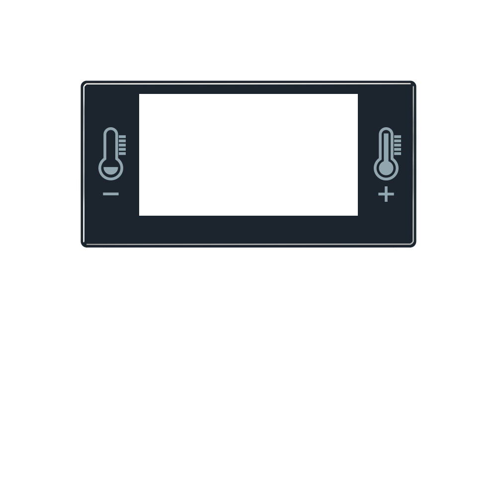 JUNG Display KNX UP sw AS/A A 409 T