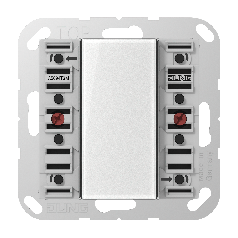 JUNG Tastsensor KNX UP perlmutt 4f 8pkt AS/A A 5094 TSM inkl.Ankoppl LED