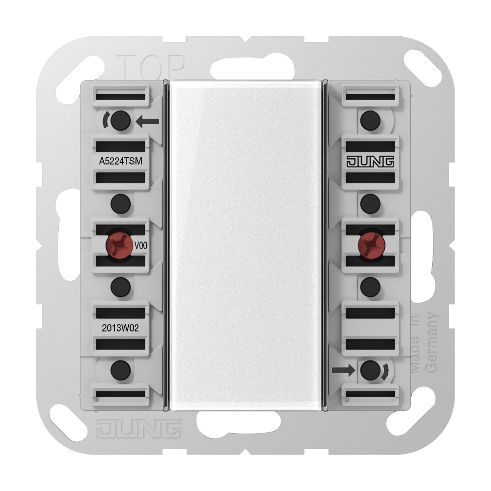JUNG Tastsensor KNX UP perlmutt 2f 4pkt AS/A A 5224 TSM
