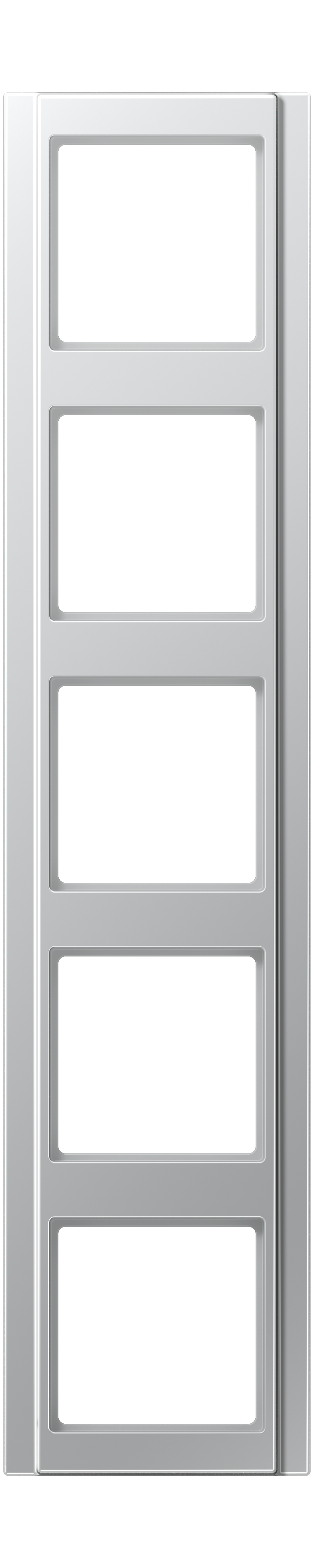 JUNG Einbaurahmen 5f alu glz Kst f.GEB-K A 500 A 585 AL