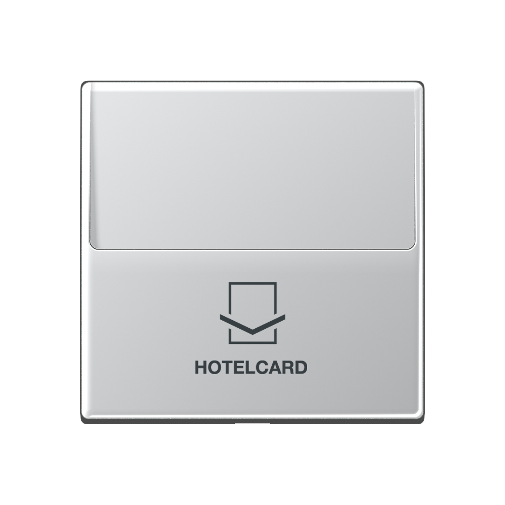 JUNG Hotelcard Schalter alu glz A 590 CRD L