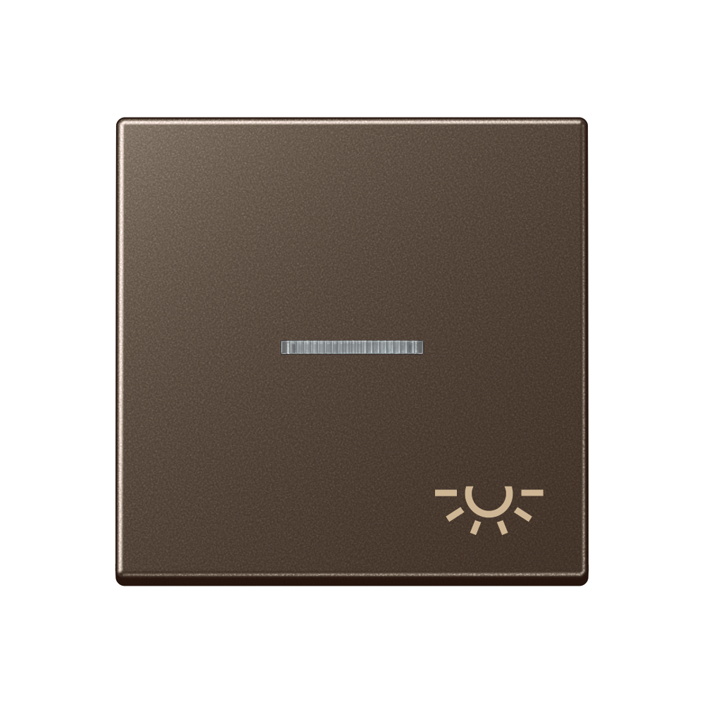 JUNG Wippe 1t Schalter mokka glz A 590 KO5 L MO Klingel