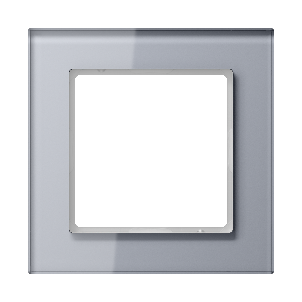 JUNG Einbaurahmen 1f gr glz Glas f.GEB-K AC 581 GL KG