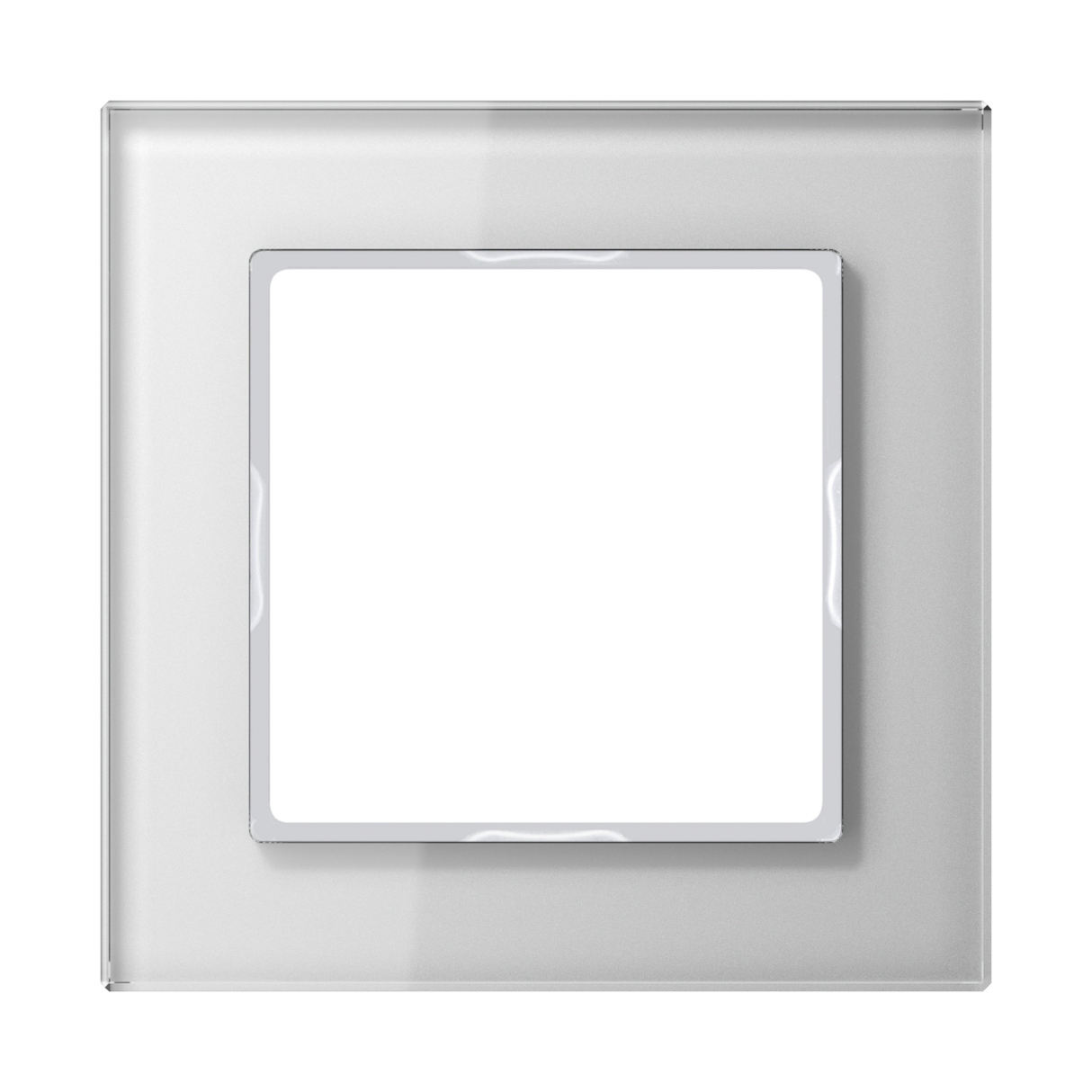 JUNG Einbaurahmen 1f aws glz Glas A / A CREATION AC 581 GL WW f.GEB-K