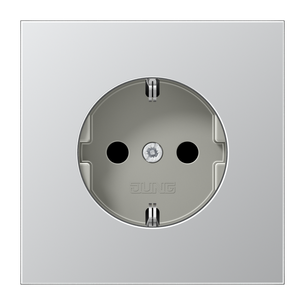 JUNG Steckdose 1f alu mt UP IP20 vert LS AL 1520