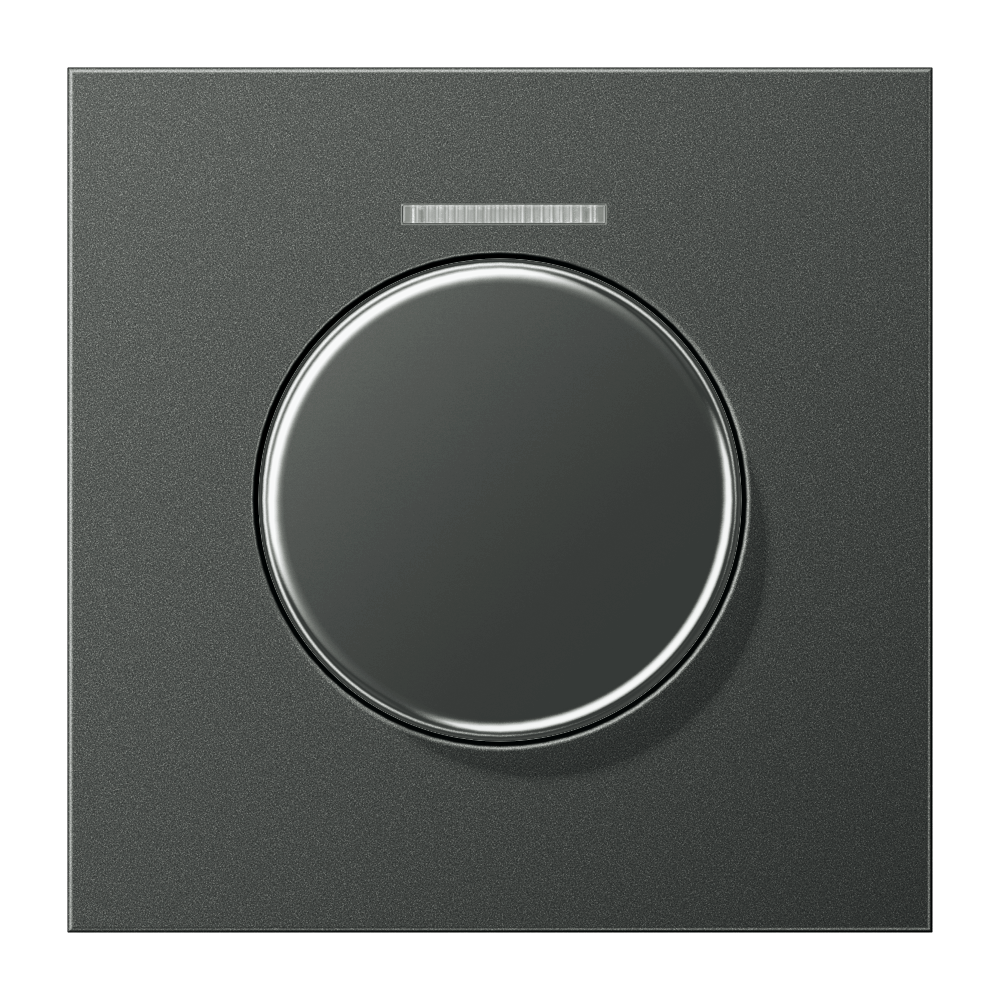 JUNG Drehknopf Symbol Dimmer anth mt LS AL 1940 KO5 AN