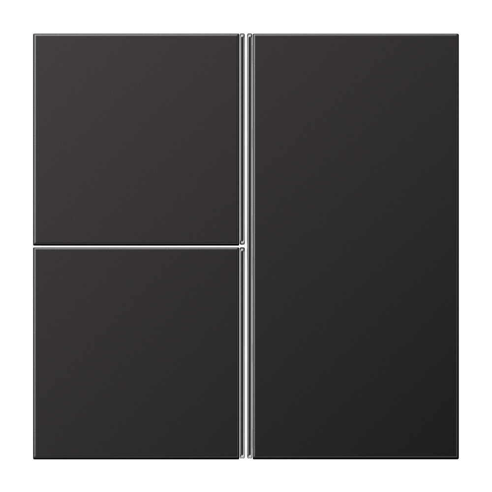 JUNG Taste 3t Schalter alu f.Bussystem LS AL 2403 TSA D