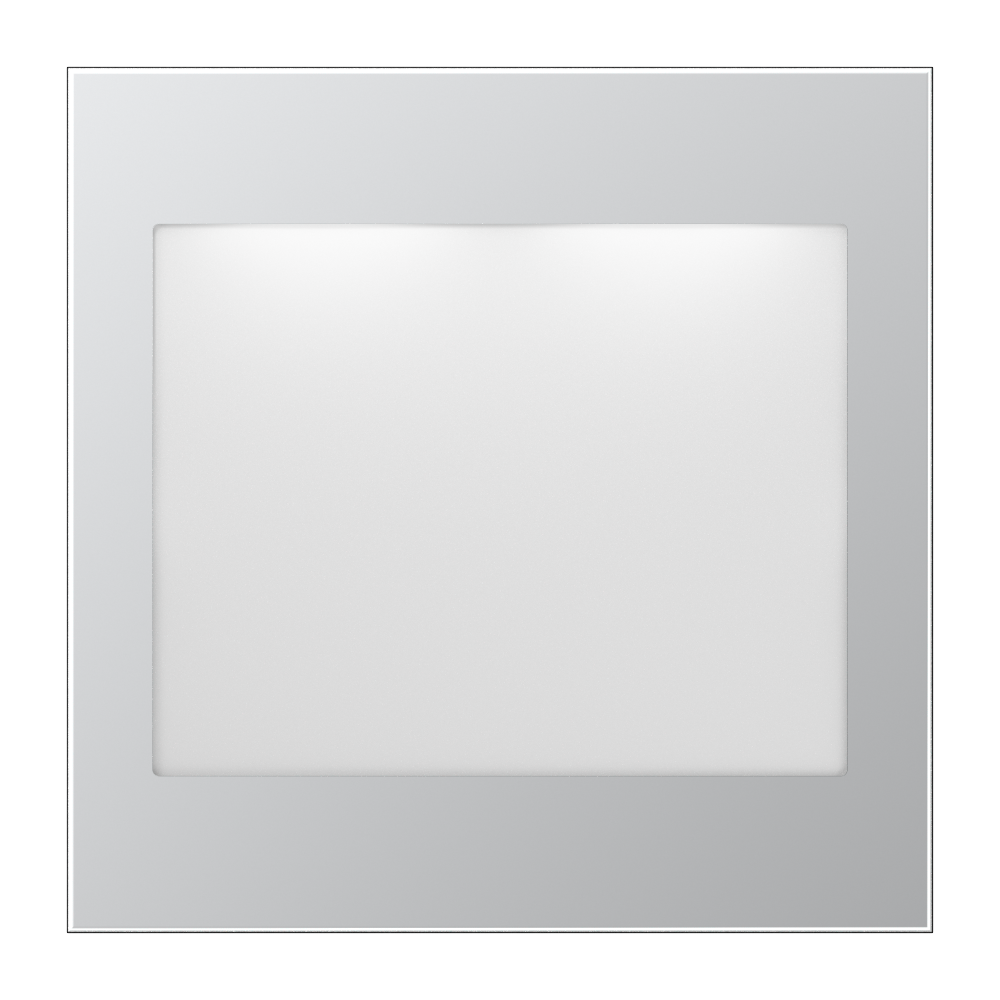 JUNG Lichtsignal alu Aufs LED UP IP20 LS AL 2539 LEDWB 230V m.LM festst.Symb