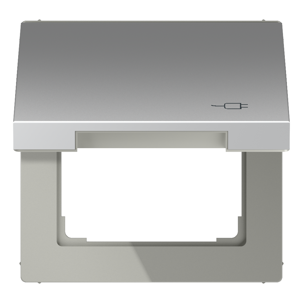 JUNG Klappdeckel alu LS AL 2990 KL SOC