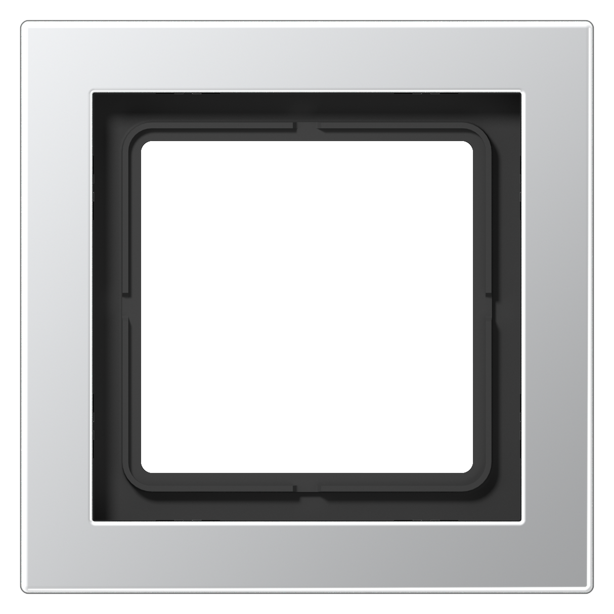 JUNG Einbaurahmen 1f alu mt Metall LS / LS-DESIGN ALD 2981 f.GEB-K
