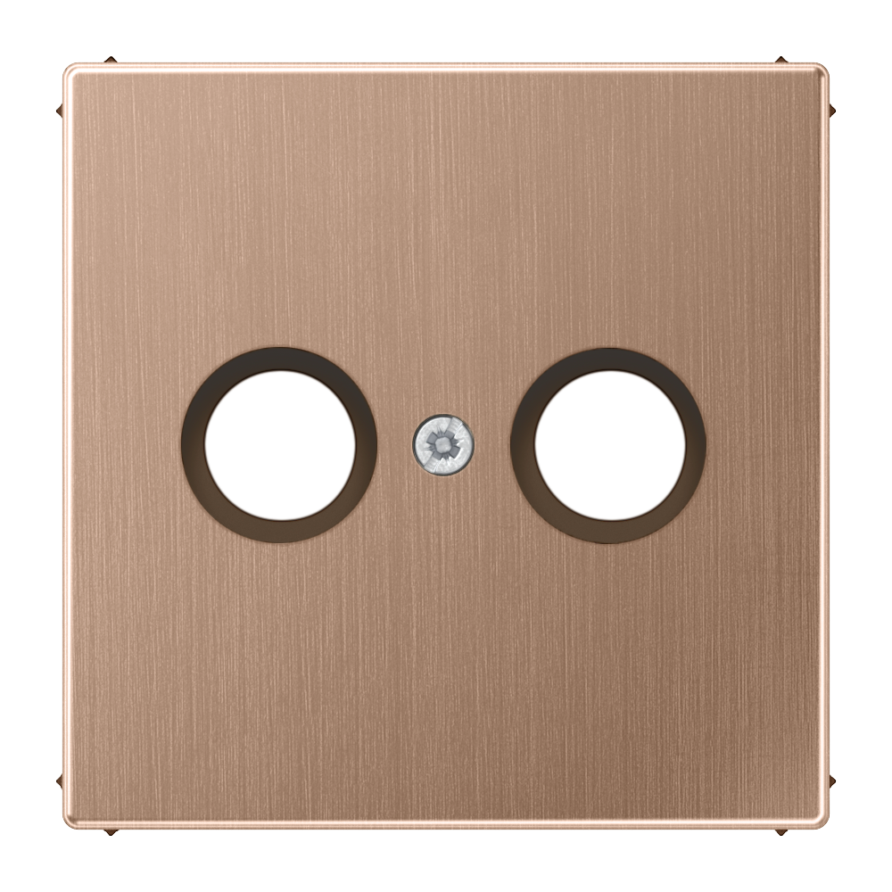 JUNG Abdeckung F-Stecker 1f brz mt BRG 2990 TV Schraubbef