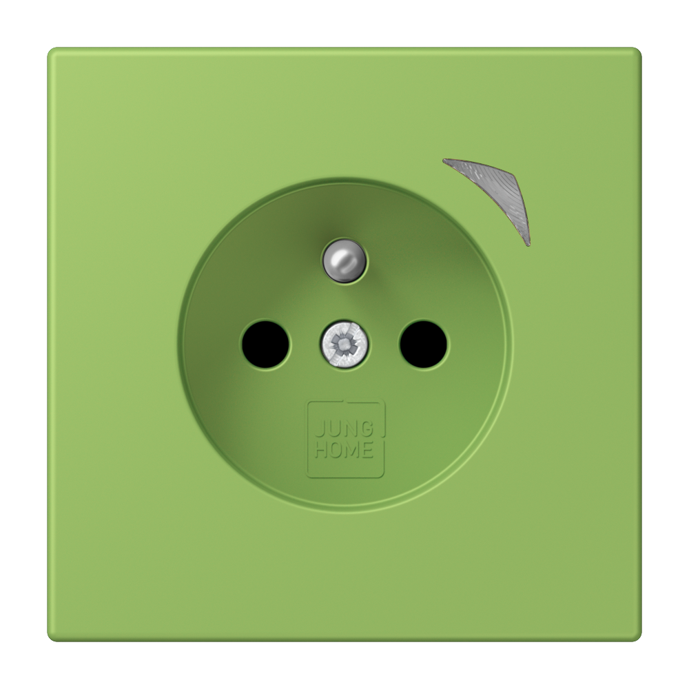 JUNG Steckdose 1f ver_31 mt UP m.BS IP20 BT LC 1521 F SE 220 Schutzk vert