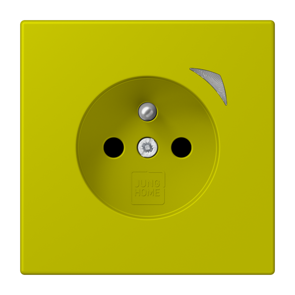 JUNG Steckdose 1f ver_oli_vif mt UP m.BS BT LC 1521 F SE 249 Schutzk IP20 vert
