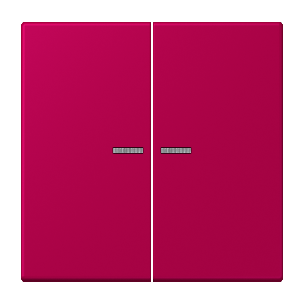 JUNG Bedienelement 2f rou_rub m.Abd mt BT LC 17102 230 f.Dimmeins f.Schalteins