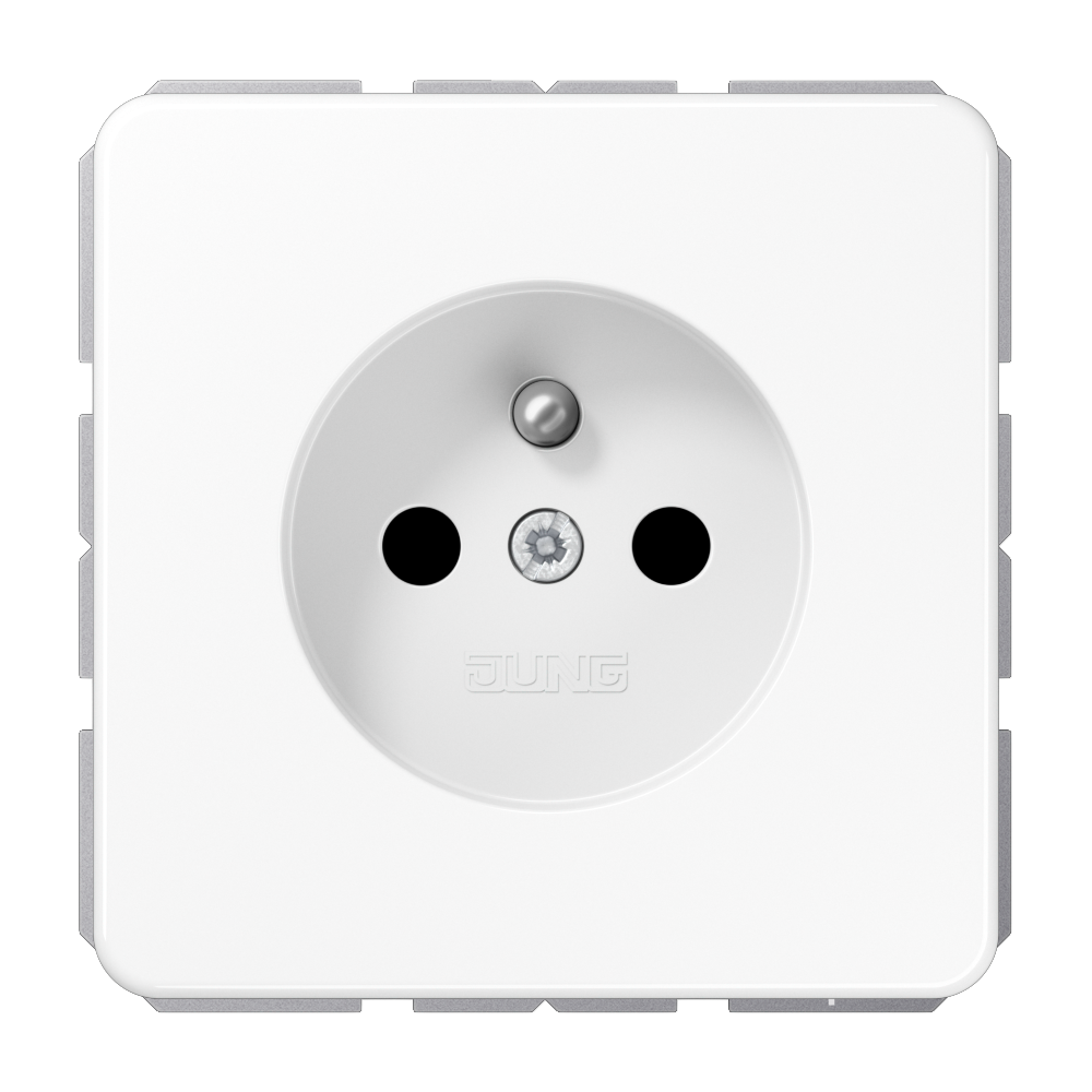 JUNG Steckdose 1f aws glz UP m.BS IP20 CD 1520 FKI WW Schutzk vert