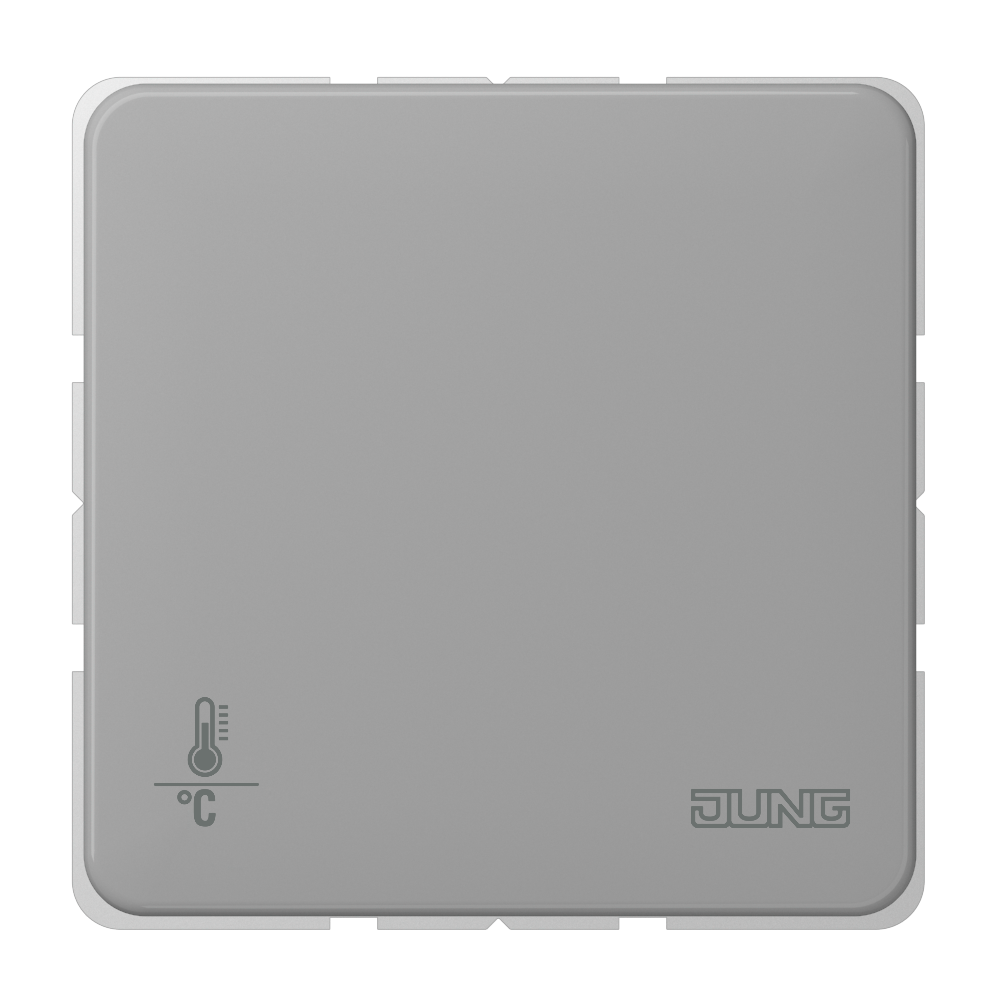 JUNG Raumtemperaturregler UP KNX lgr glz CD 2178 ORTS GR Basiselem