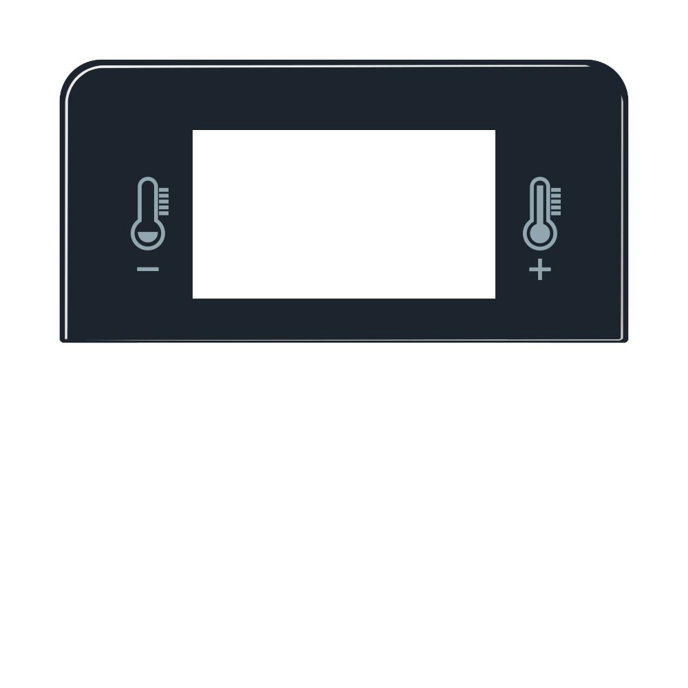 JUNG Display KNX UP sw CD 409 T