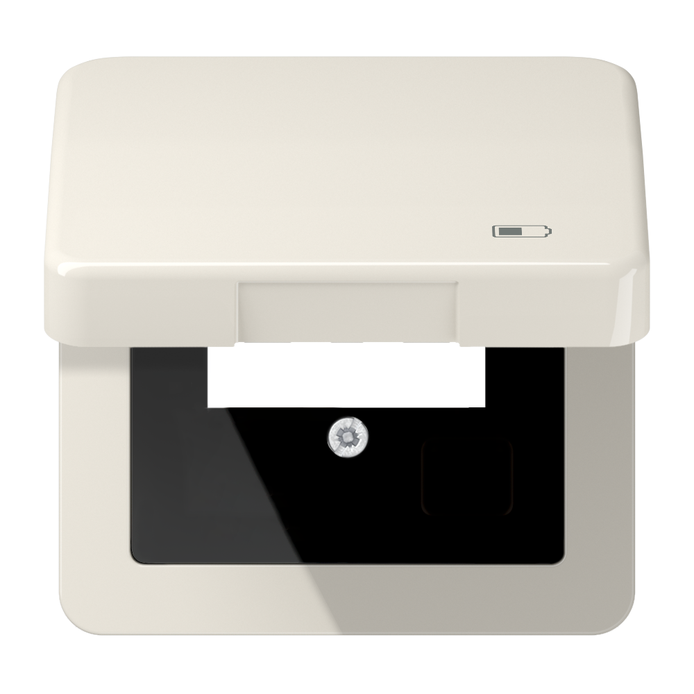 JUNG Klappdeckel ws CD 590 KL USB