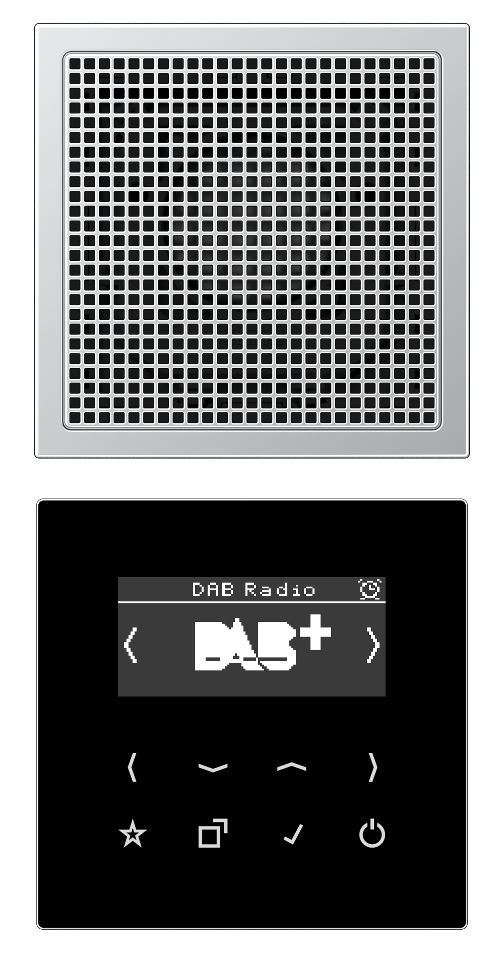 JUNG Radio RDS sw digi 1Weck 16speich LS DAB AL1 m.NT UKW-Empfänger