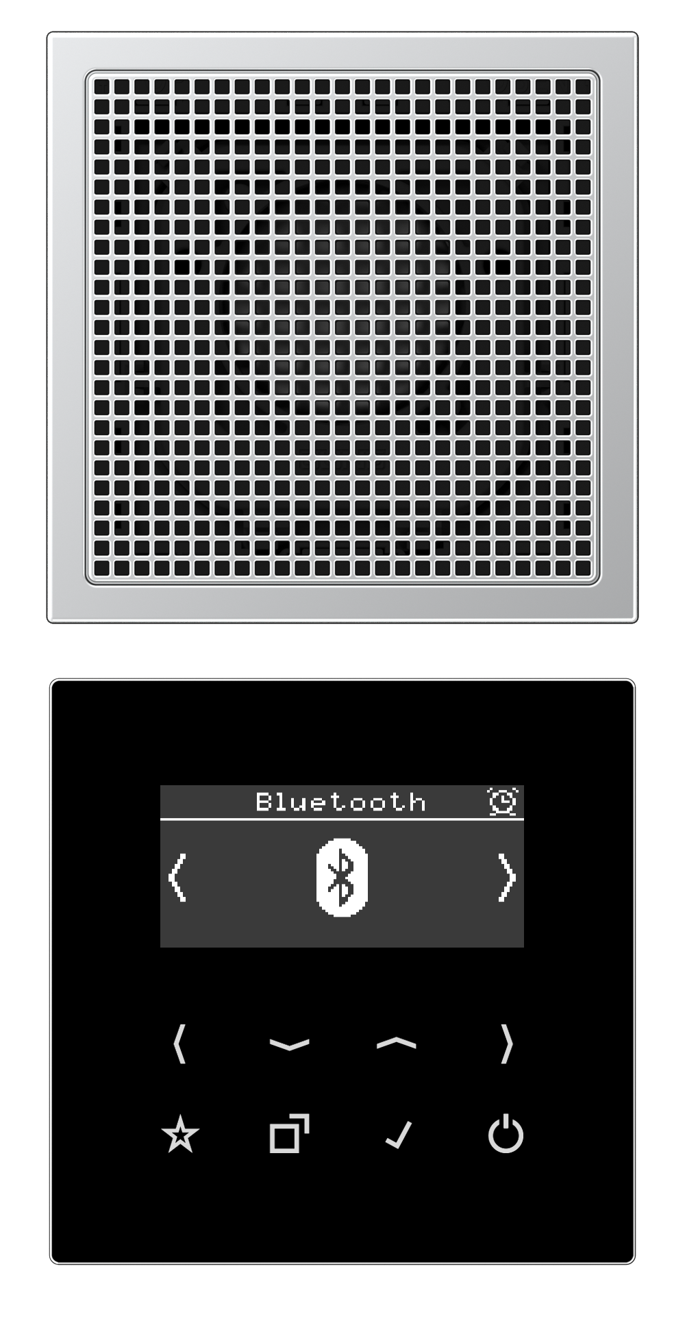 JUNG Radio RDS sw digi 1Weck 16speich LS DAB AL1 BT m.NT UKW-Empfänger