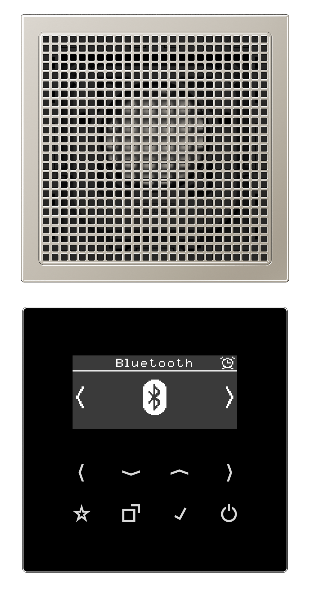 JUNG Radio RDS sw digi 1Weck 16speich LS DAB ES1 BT m.NT UKW-Empfänger