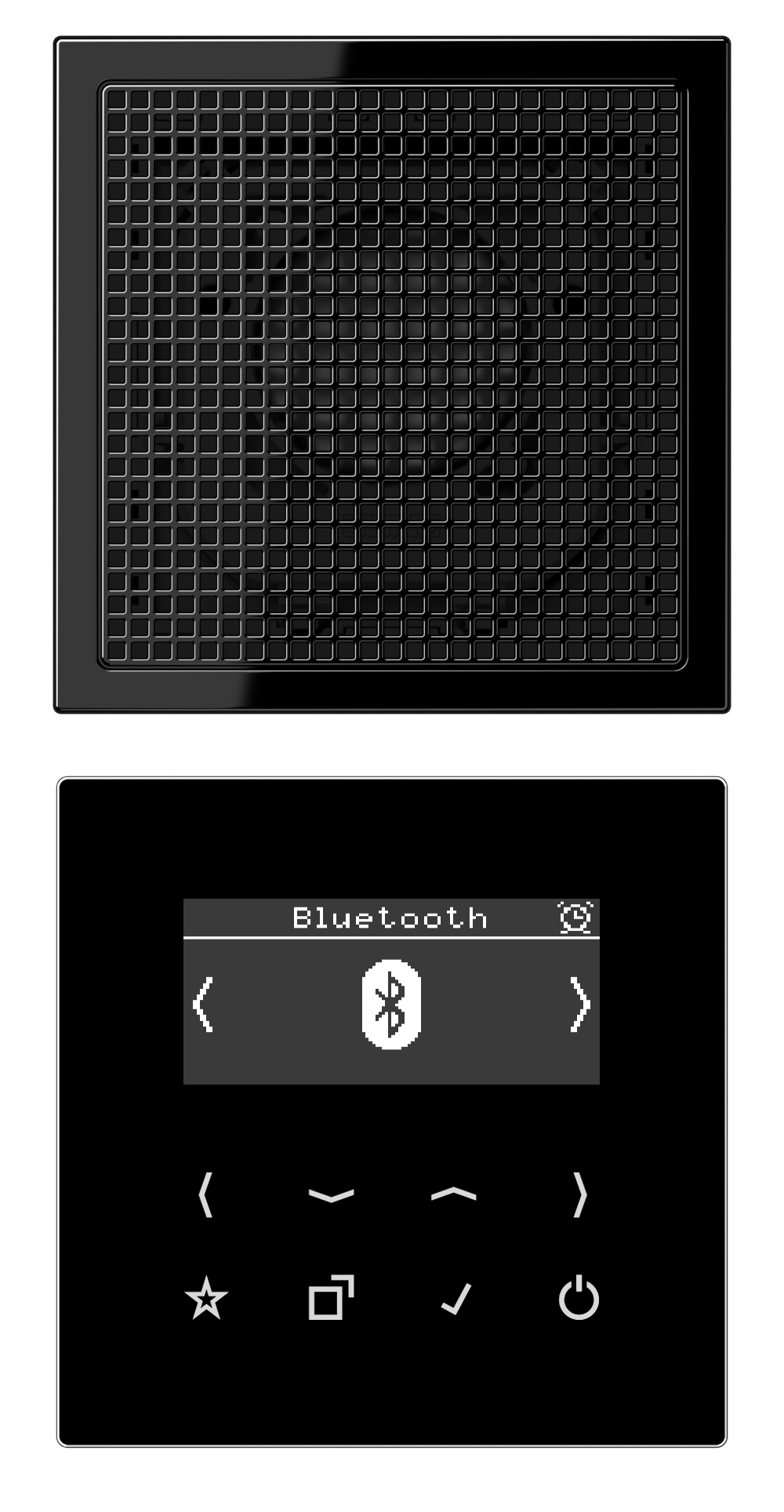 JUNG Radio RDS sw digi 1Weck 16speich LS DAB 1 BT SW m.NT UKW-Empfänger
