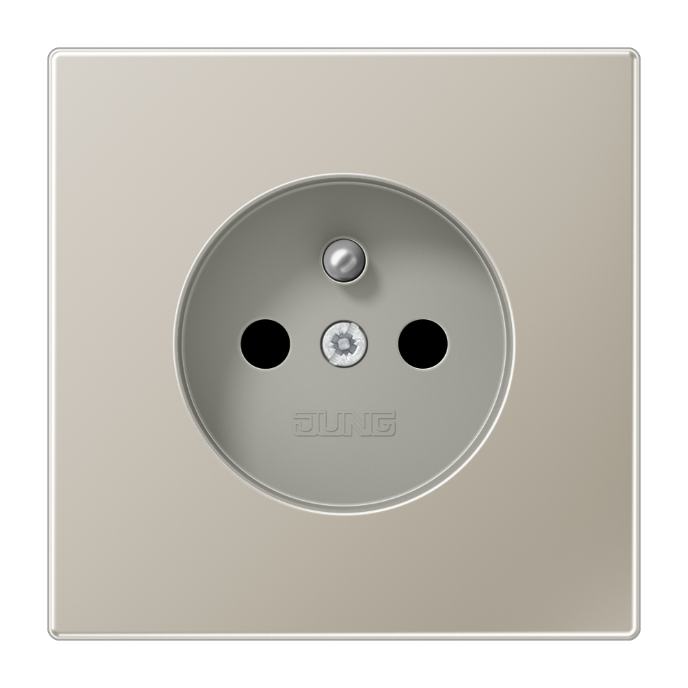 JUNG Steckdose 1f ws glz UP m.BS Schutzk LS ES 1520 FKI IP20 vert