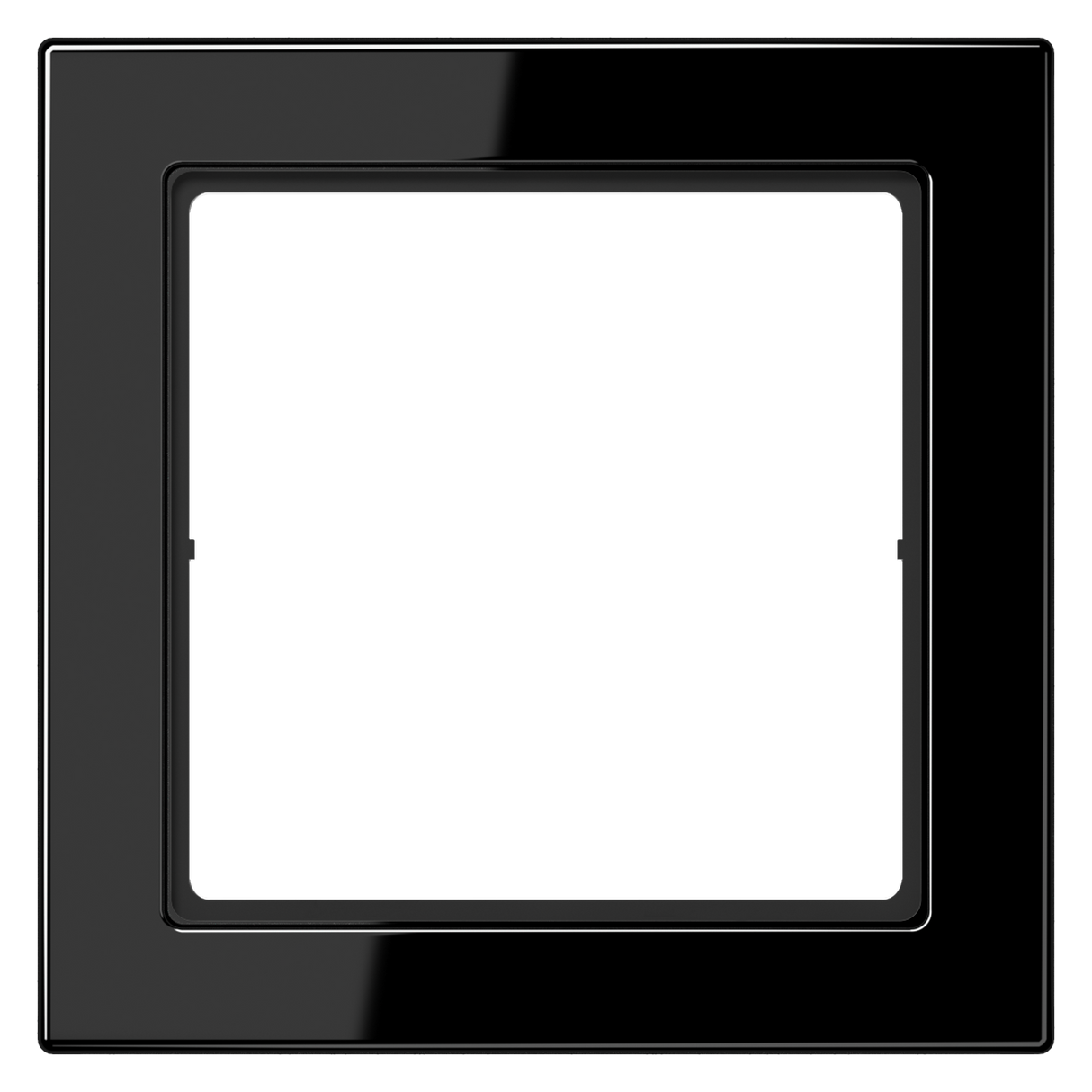 JUNG Einbaurahmen 1f sw glz Kst LS / FLAT DESIGN FD 981 SW