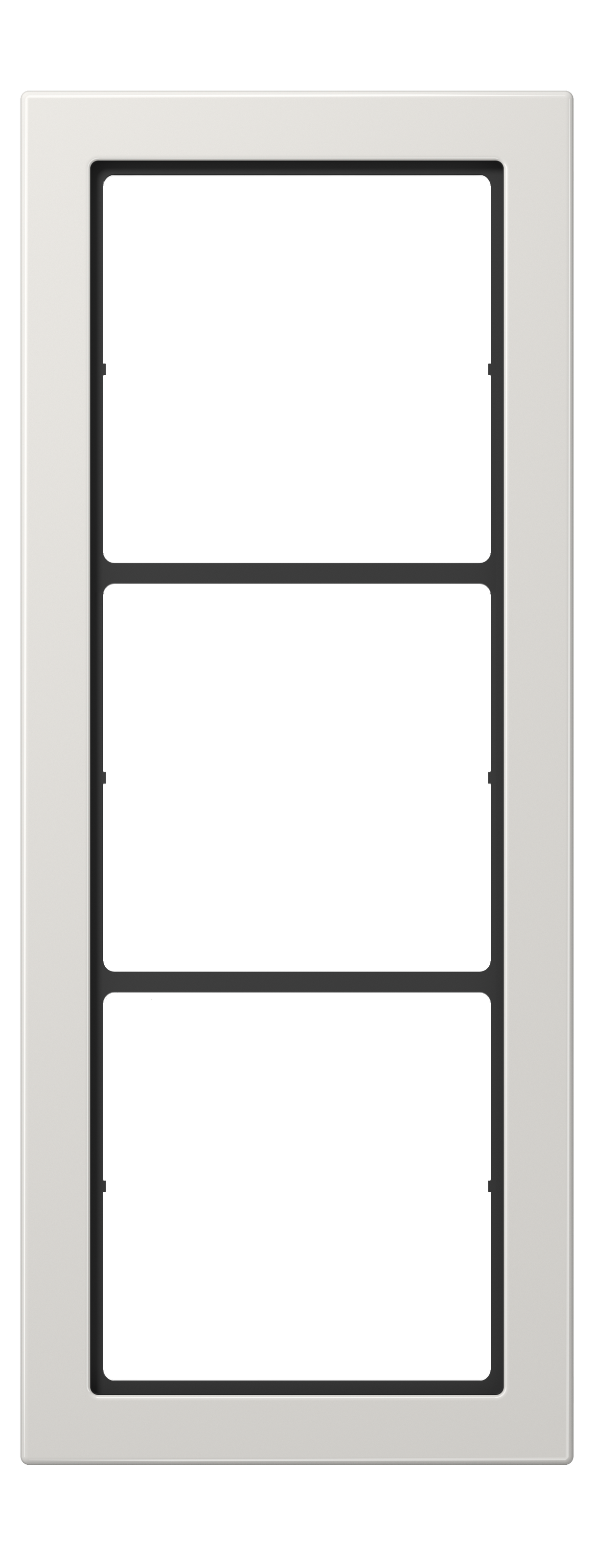 JUNG Einbaurahmen 3f lgr glz Kst f.GEB-K LS / FLAT DESIGN FD 983 LG