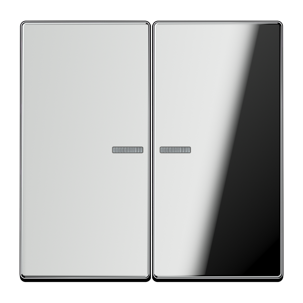 JUNG Wippe Serien Schalter chr glz LS GCR 102 KO5 f.Bussystem
