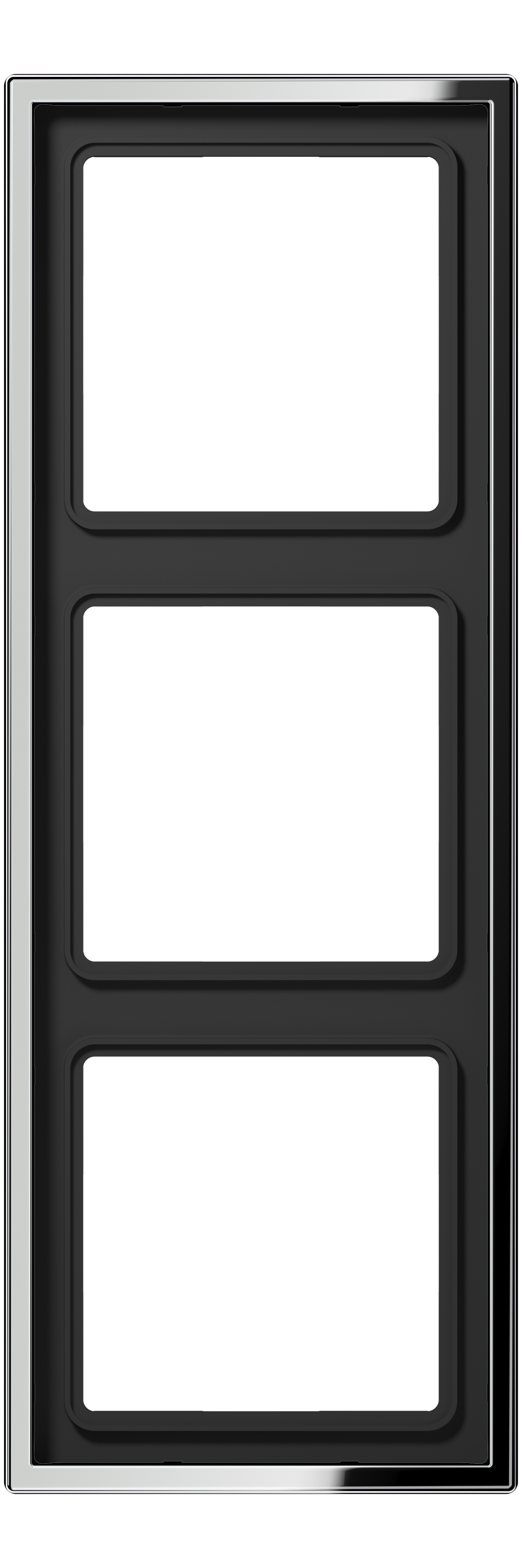 JUNG Einbaurahmen 3f chr glz Metall LS / LS 990 GCR 2983 f.GEB-K
