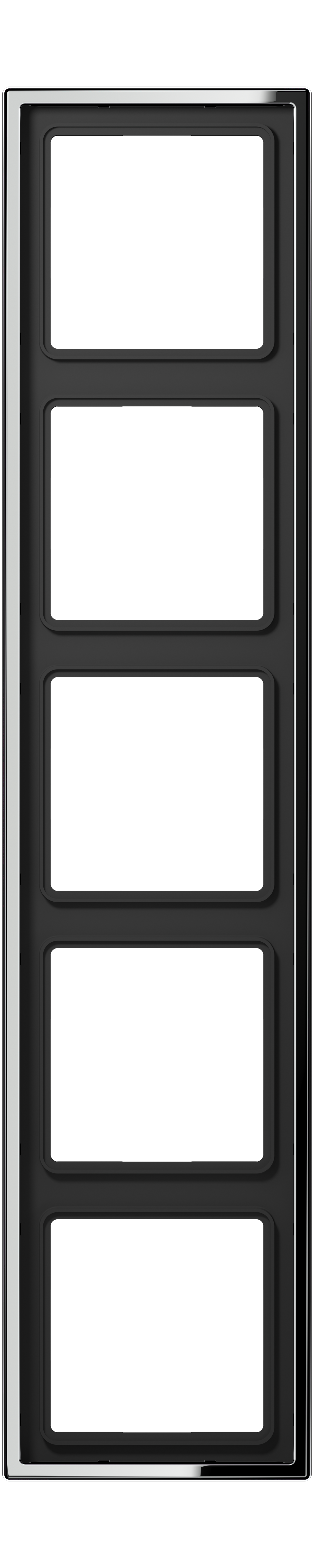 JUNG Einbaurahmen 5f chr glz Metall LS / LS 990 GCR 2985 f.GEB-K