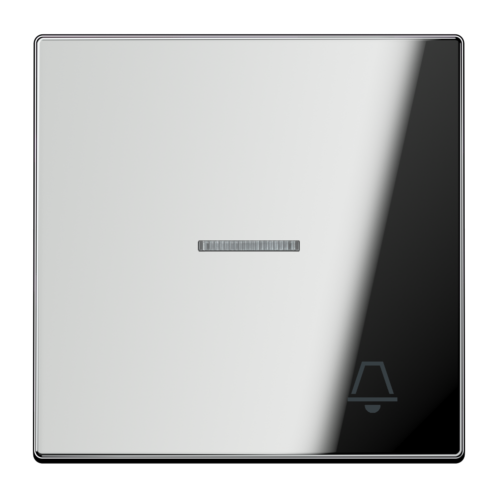 JUNG Wippe 1t Schalter chr glz Klingel LS GCR 2990 KO5 K