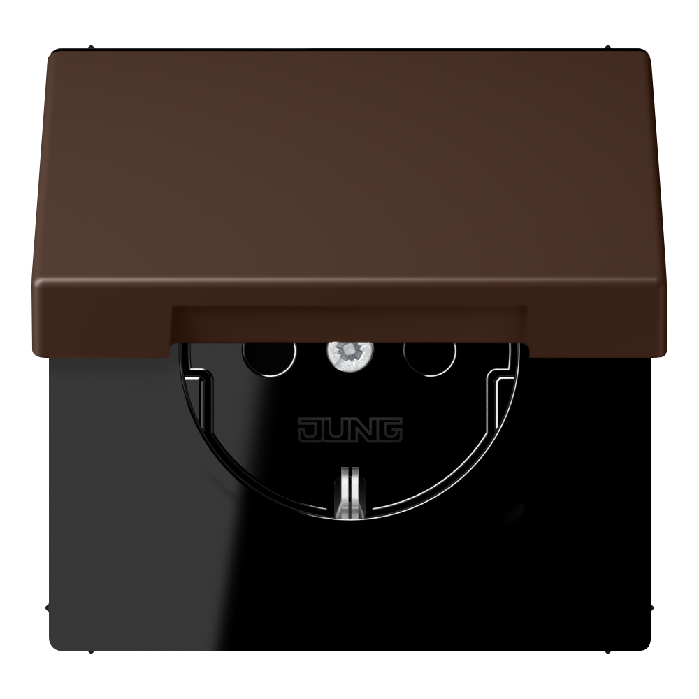 JUNG Steckdose 1f ter_d'o_31 UP Klappd LC 1520 NBFKL 239 IP20 vert