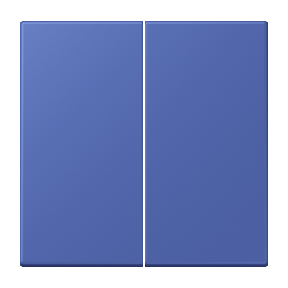 JUNG Bedienelement 2f ble_out_31 m.Abd LC 1702 206 f.Dimmeins f.Schalteins mt