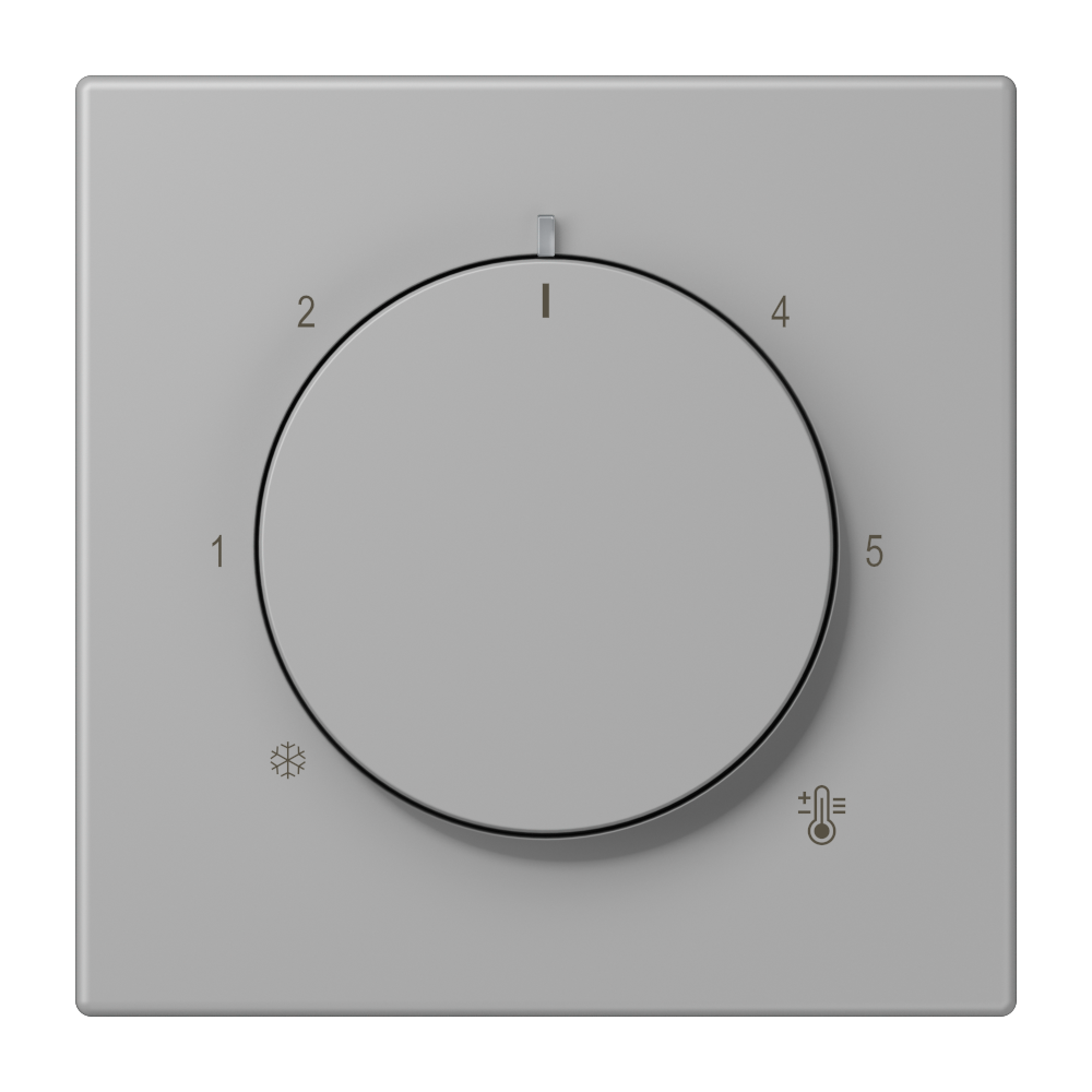 JUNG Abdeckung Thermostat gri_moy mt LC 1749 BF 204