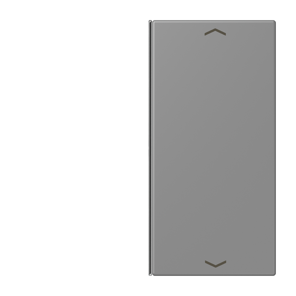 JUNG Wippe 1t Schalter gri_31 glz LC 402 TSAP 203 Pfeile f.Bussystem