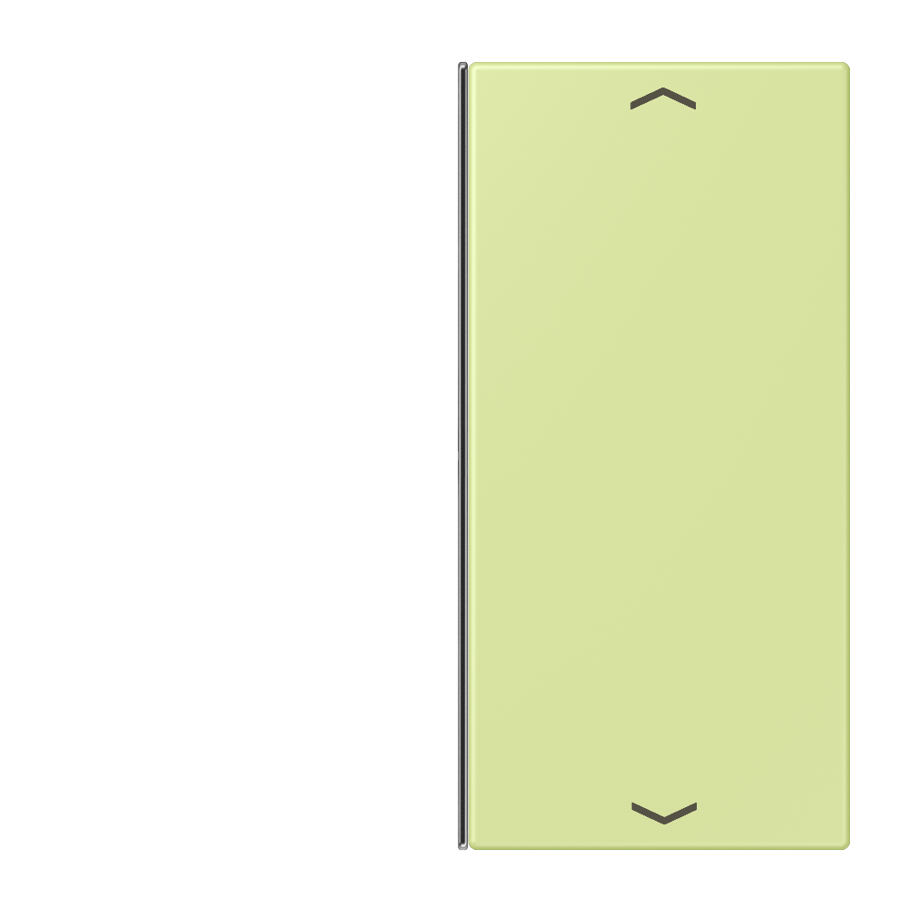 JUNG Wippe 1t Schalter ver_jau_cla glz LC 402 TSAP 222 Pfeile f.Bussystem