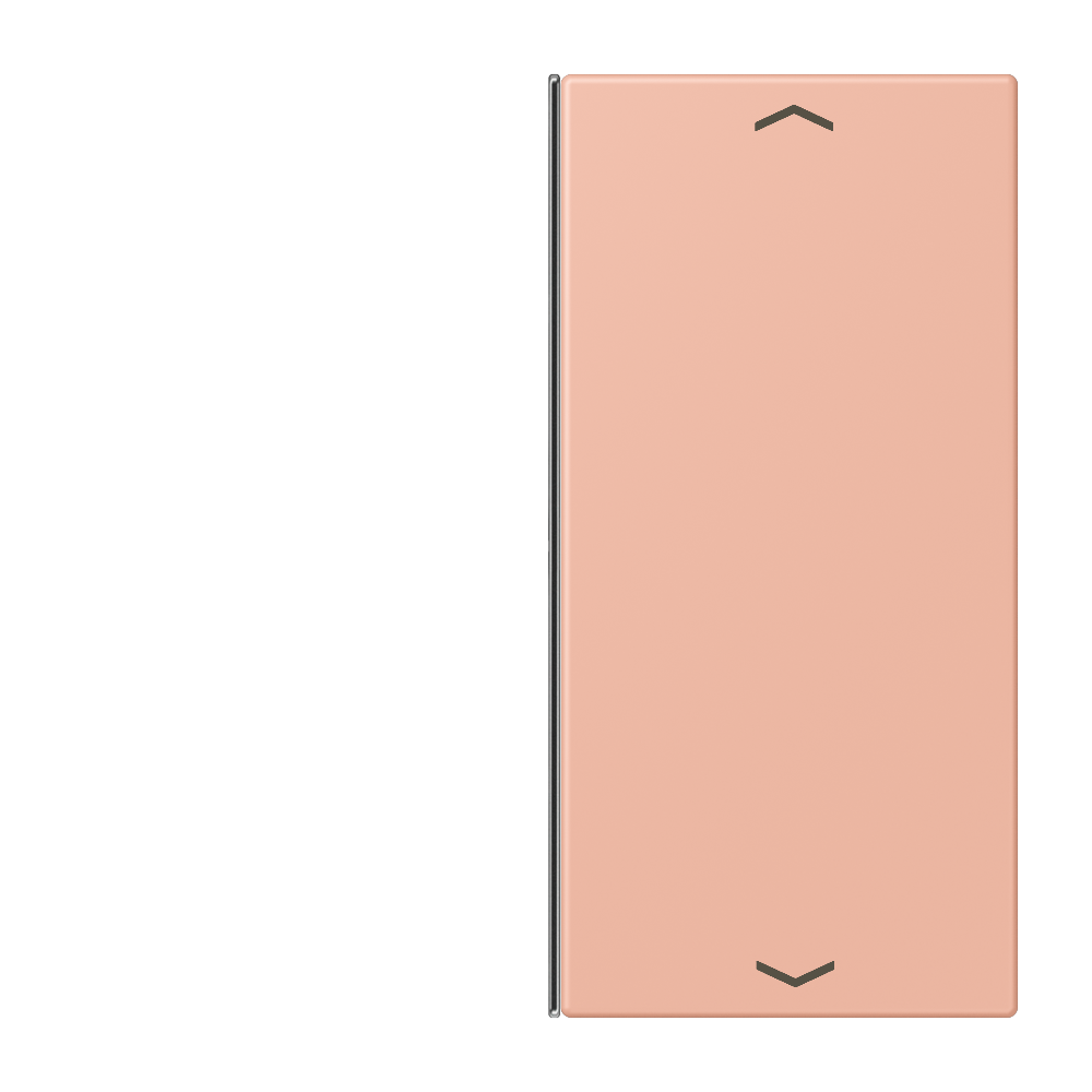 JUNG Wippe 1t Schalter ros_cla glz LC 402 TSAP 231 Pfeile f.Bussystem