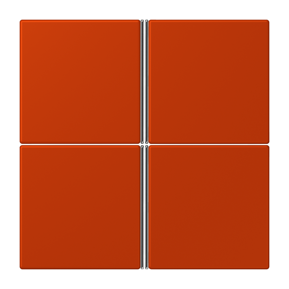 JUNG Taste_4t Schalter rt mt f.Bussystem LC 404 TSA 244