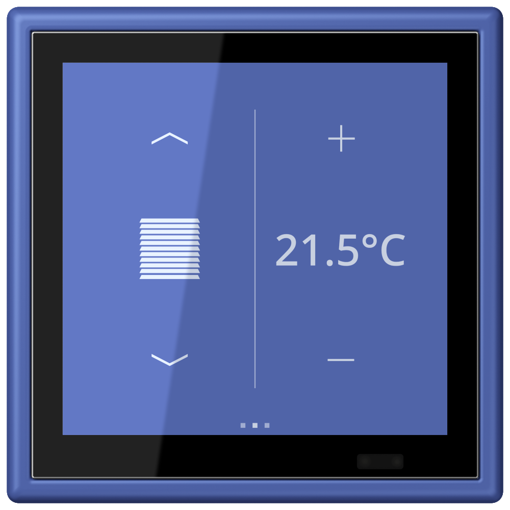 JUNG Bedienelement KNX Kst ble_out_31 UP LC 459 D 1S 206 6Bet man.SollwVerst
