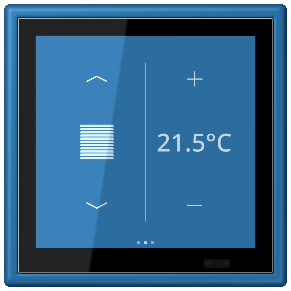 JUNG Bedienelement KNX Kst ble_cer_31 UP LC 459 D 1S 211 6Bet man.SollwVerst