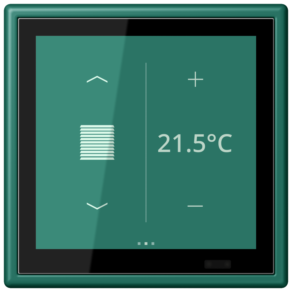 JUNG Bedienelement KNX Kst ver_ang UP LC 459 D 1S 216 6Bet man.SollwVerst